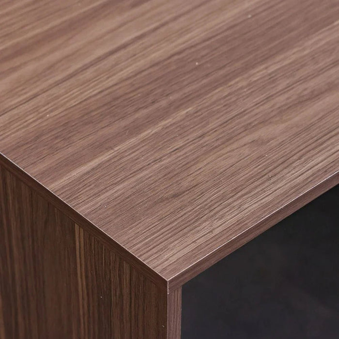 Theo Coffee Table-Walnut/White