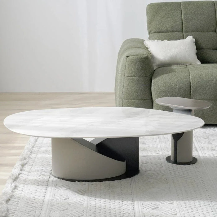 Escro Coffee Table + End Table Set-Marble-With 2-Year Warranty