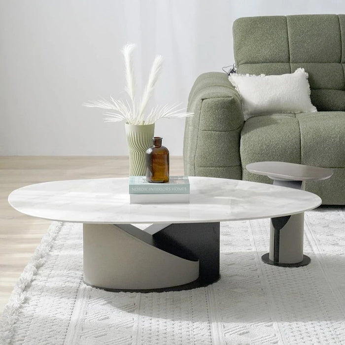 Escro Coffee Table + End Table Set-Marble-With 2-Year Warranty