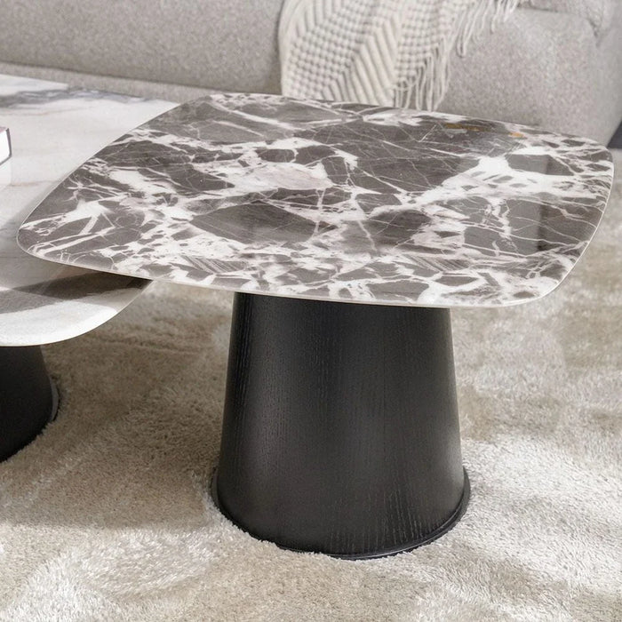 Solace Coffee Table + End Table Set-Marble-With 2-Year Warranty