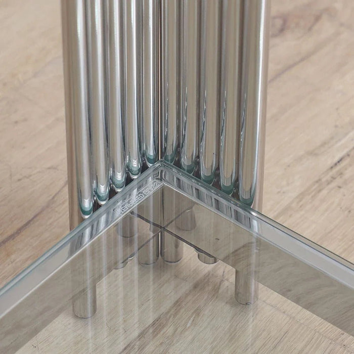 Nail Console Table - Stainless Steel - With 2-Year Warranty