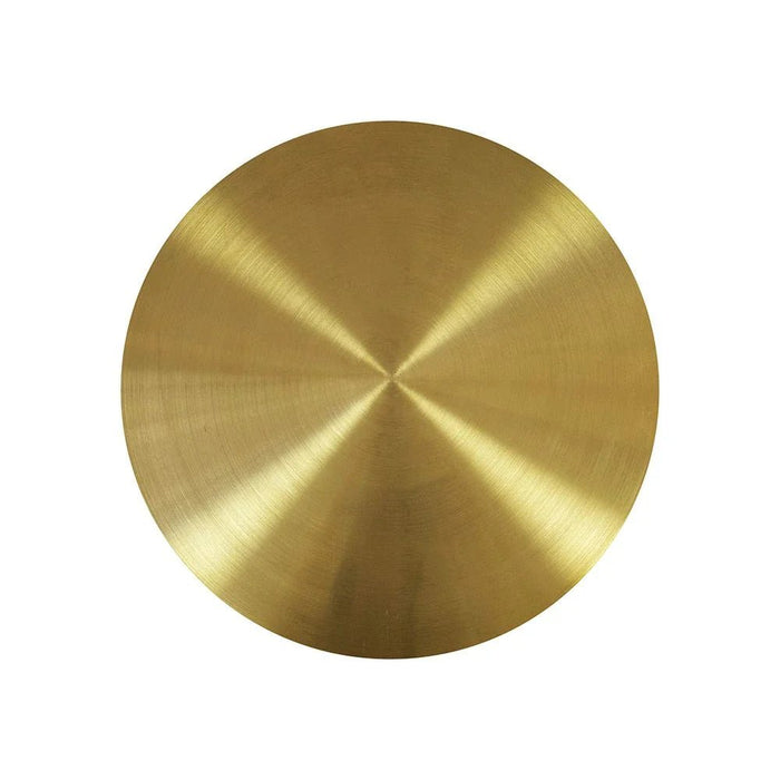 Dobler Round Side Table-Gold/Black-With 2-Year Warranty