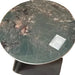 Union Round End Table - Green/Antique Bronze - With 2-Year Warranty Danube Home