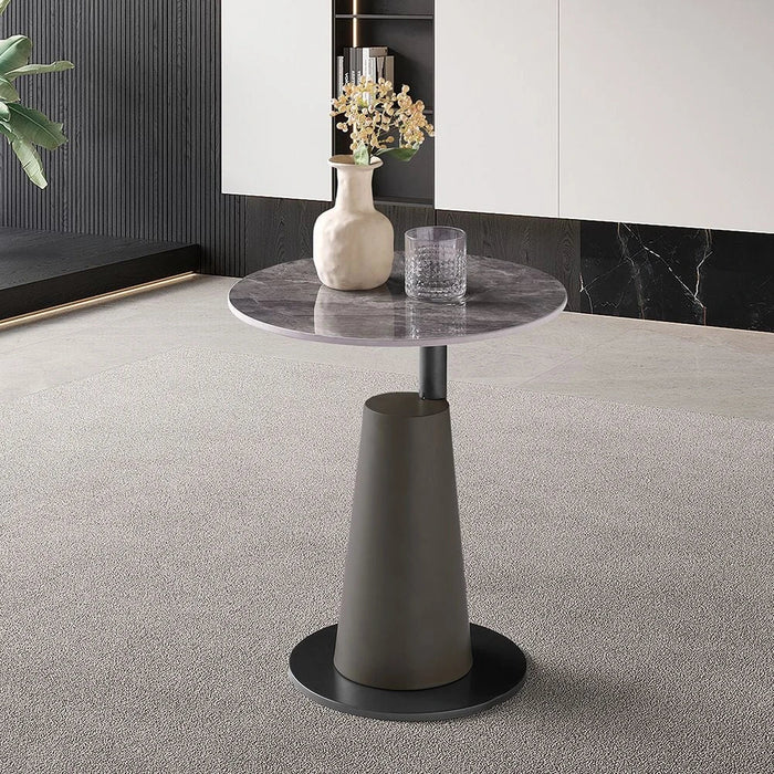 Lark Side Table - Grey/Gunmetal Black - With 2-Year Warranty