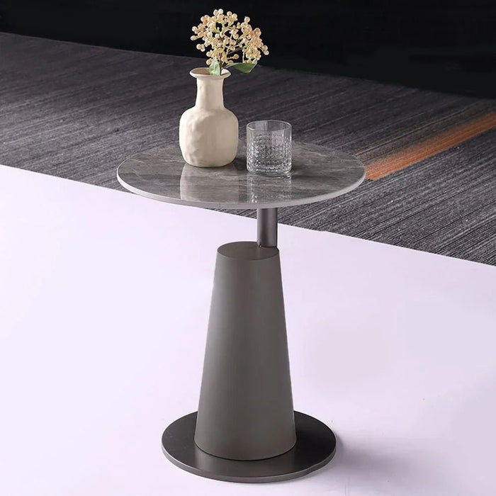 Lark Side Table - Grey/Gunmetal Black - With 2-Year Warranty