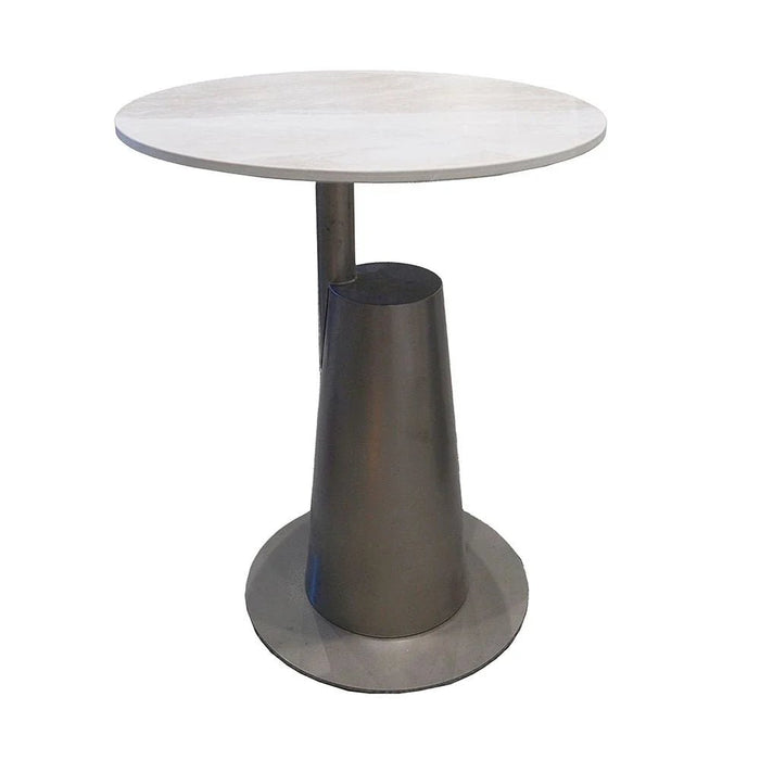 Lark Side Table - Grey/Gunmetal Black - With 2-Year Warranty