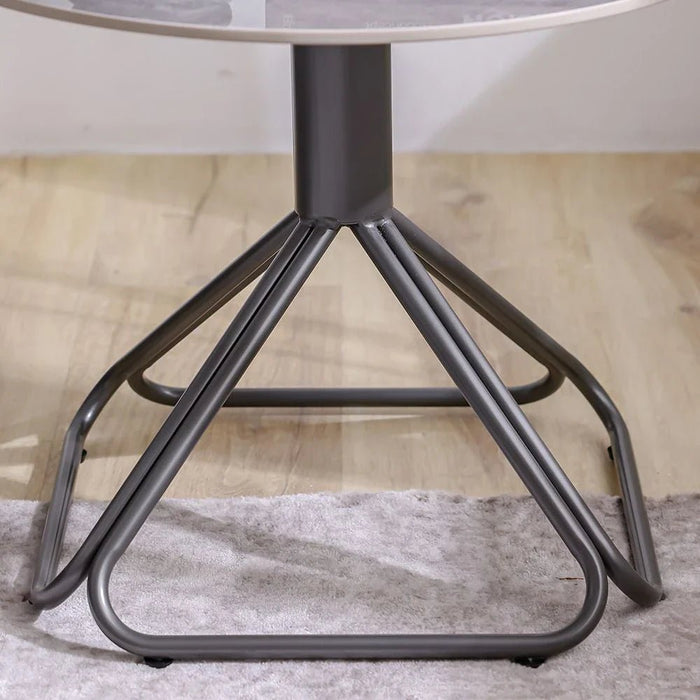 Parker Coffee Table - Set of 2 - Ivory/Grey/Gunmetal Black - With 2-Year Warranty