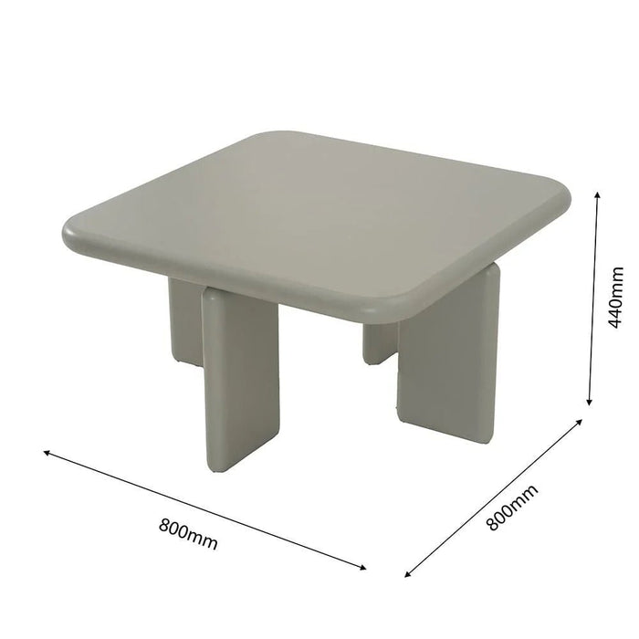Morisson Square Coffee Table-Grey