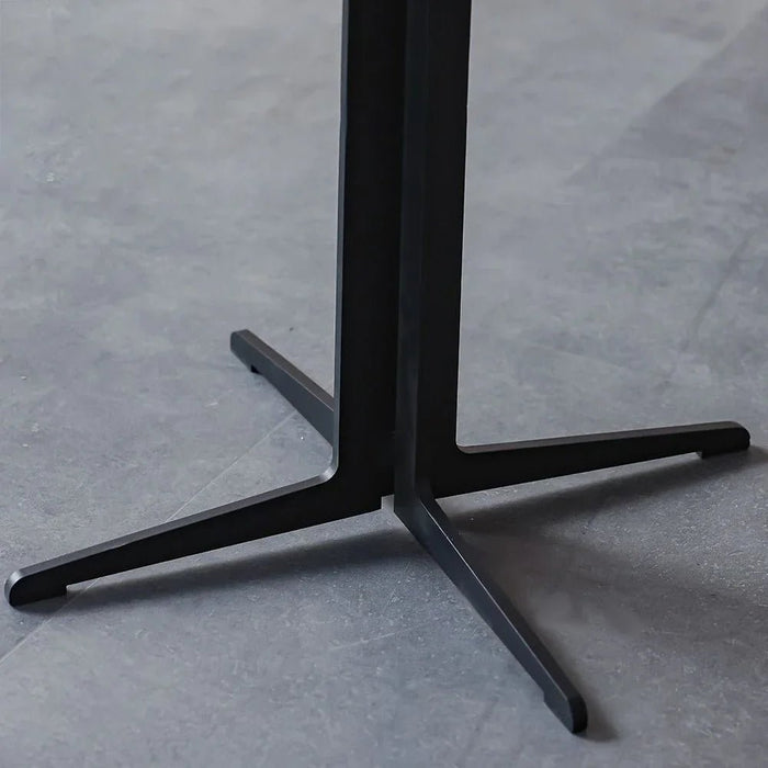 Elmont Ceramic End Table - White/Black - With 2-Year Warranty
