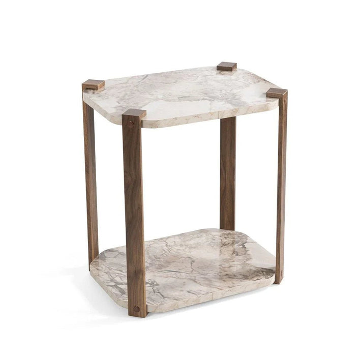 Yasha 4+ 1 Coffee Table Set - Offwhite/Cream/Brown