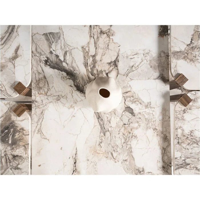 Yasha 4+ 1 Coffee Table Set - Offwhite/Cream/Brown