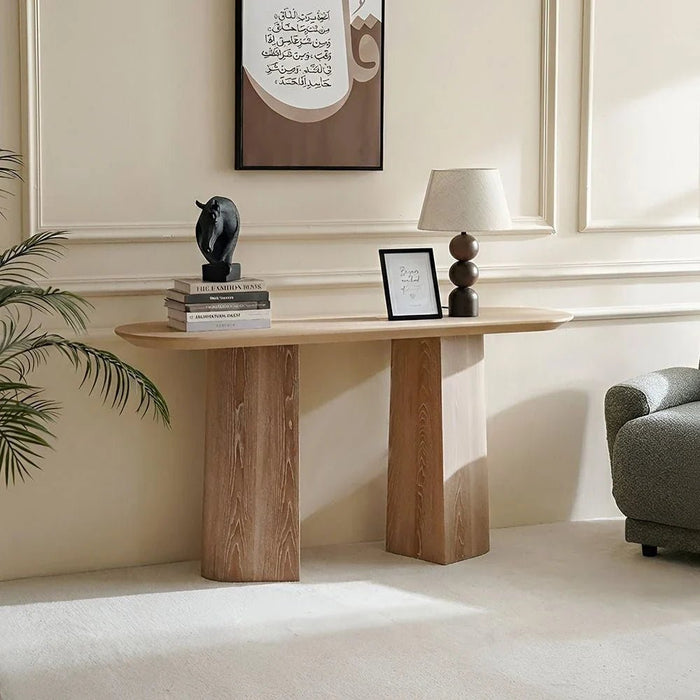 Kanso Console Table-Natural Oak