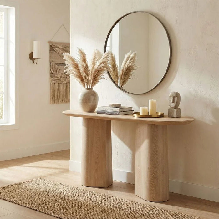 Kanso Console Table-Natural Oak