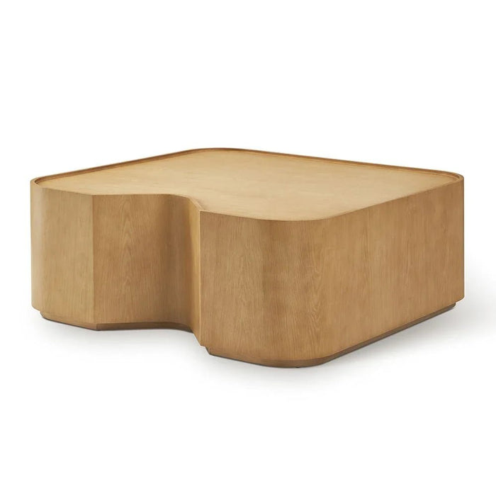 Nordomi Set of 2 Coffee and End Table Set - Natural Oak - With 2-Year Warranty