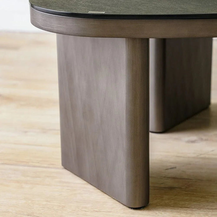 Millo Set of 2 Coffee Tables - Grey Metallic - With 2-Year Warranty