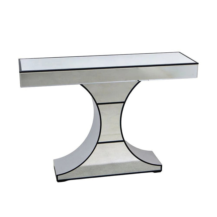 Nexxus Console Table - Silver/Black - With 2-Year Warranty