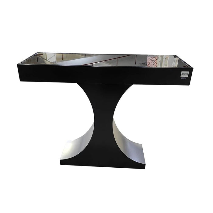 Nexxus Console Table - Silver/Black - With 2-Year Warranty