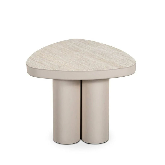Scandi End Table -Beige