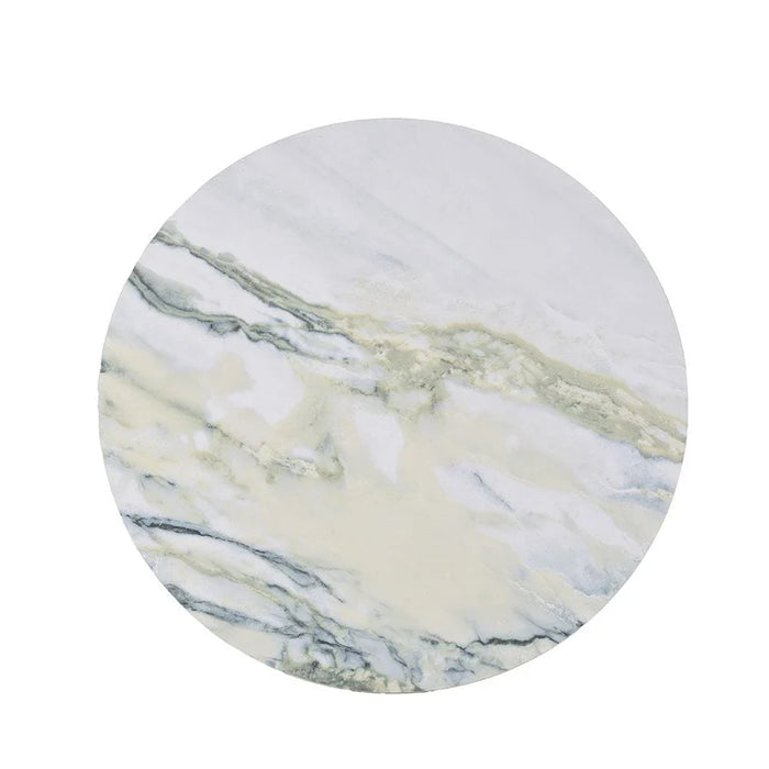 New Alhamra Set of 2 RoundCoffee Table - White/Green/Beige