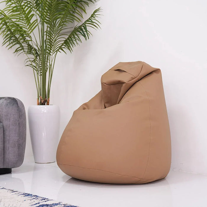 Oxford XL Bean Bag Chair-Beige