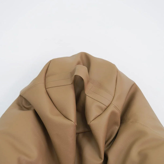 Oxford XL Bean Bag Chair-Beige
