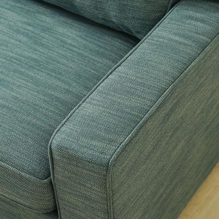 Synergy Fabric Sofa With Pull Out Bed-Green