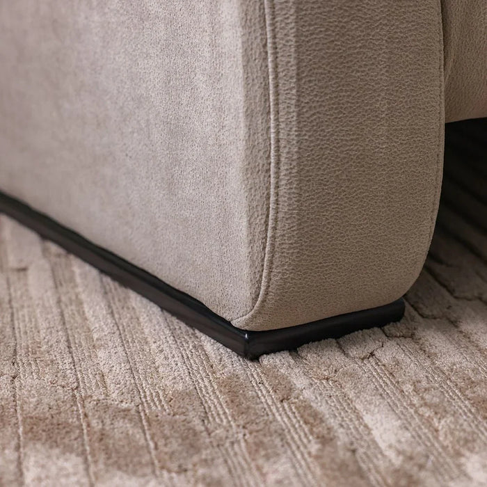 Nimera 1-Seater Fabric Sofa-Grey-With 2-Year Warranty