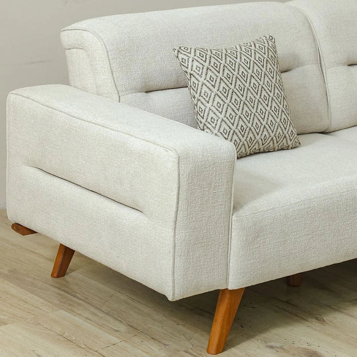 Kelbek 3-Seater Fabric Sofa