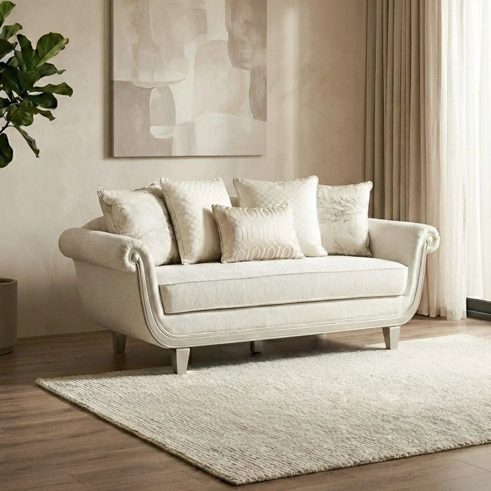 Bunbury 2 Seater Fabric Sofa-Beige