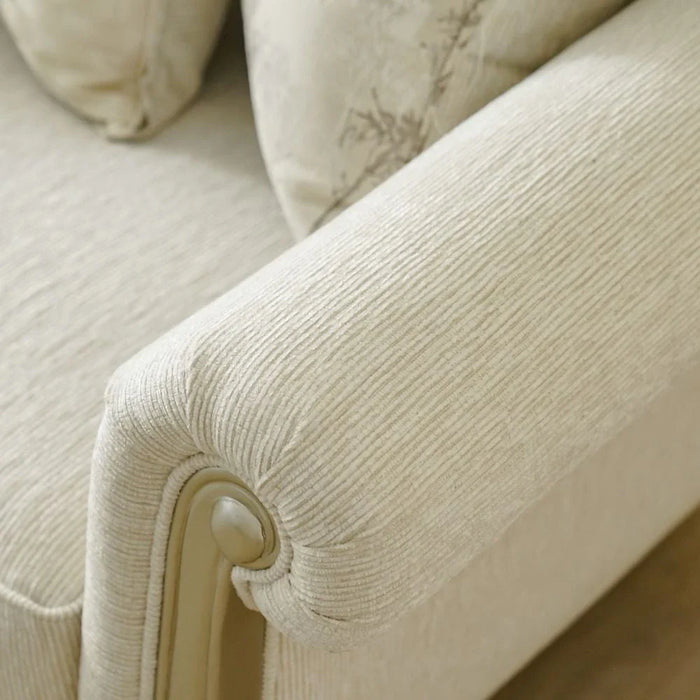 Bunbury 2 Seater Fabric Sofa-Beige