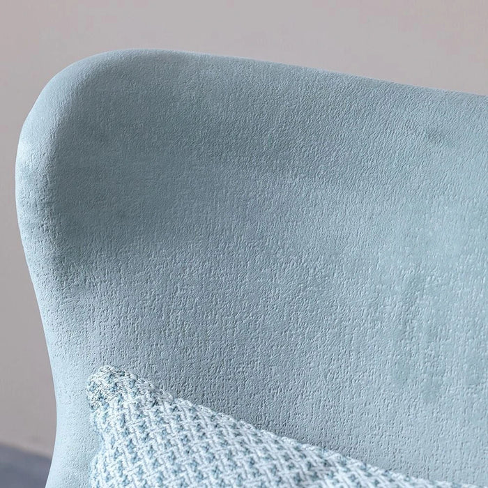 Busselton 1 Seater Fabric Sofa-Blue
