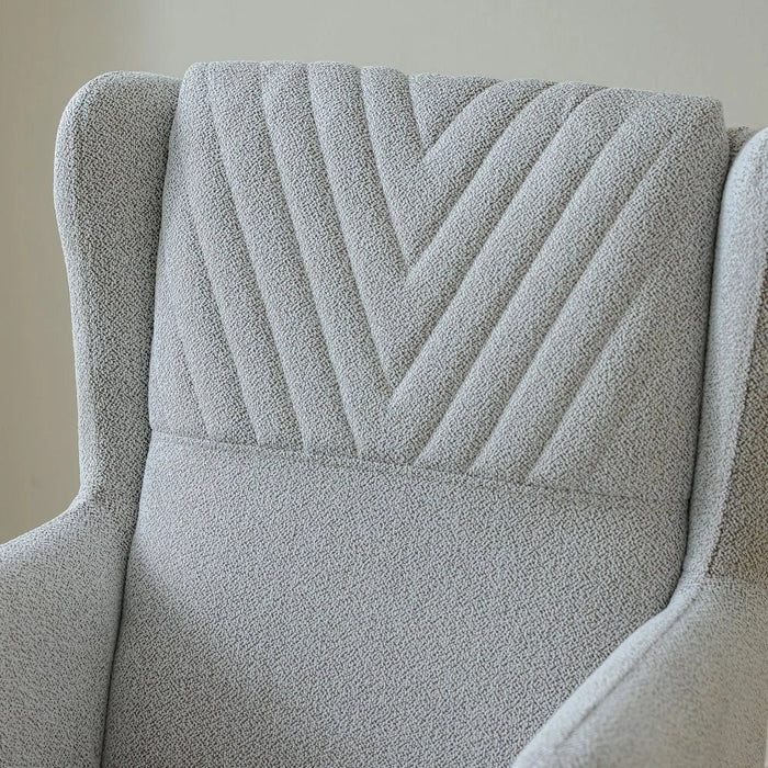 Elegance 1-Seater Fabric Sofa - Grey - With 2-Year Warranty