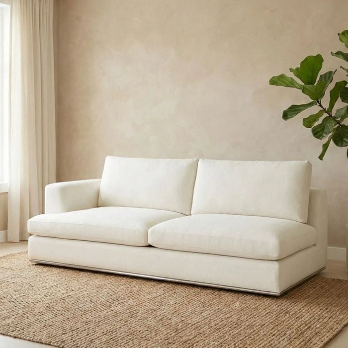 Paddington 2-Seater Left-Arm Fabric Modular Sofa _ Ivory