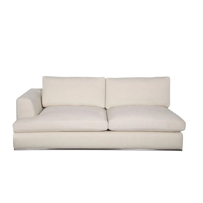 Paddington 2-Seater Left-Arm Fabric Modular Sofa _ Ivory