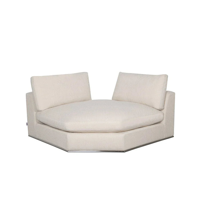 Paddington Corner Wedge Fabric Modular Sofa Ð Ivory