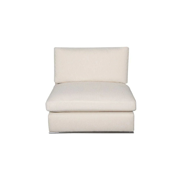 Paddington 1-Seater Armless Fabric Modular Sofa Ð Ivory