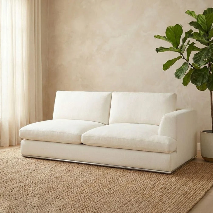 Paddington 2-Seater Right-Arm Fabric Modular Sofa Ð Ivory