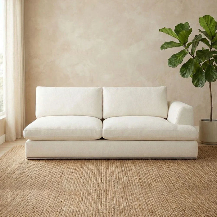 Paddington 2-Seater Right-Arm Fabric Modular Sofa Ð Ivory