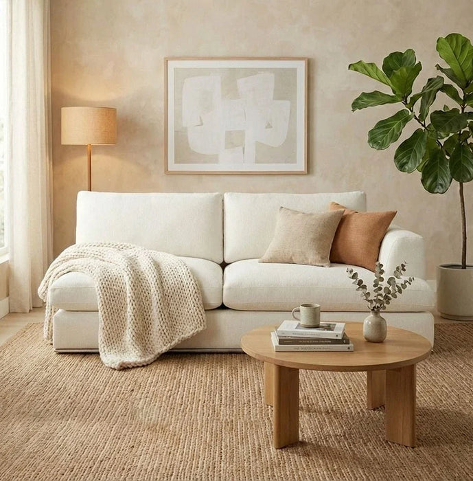 Paddington 2-Seater Right-Arm Fabric Modular Sofa Ð Ivory