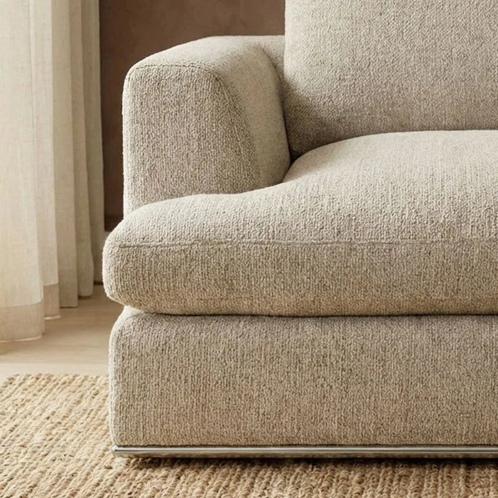 Paddington 2-Seater Left-Arm Fabric Modular Sofa Ð M_x008e_lange Brown