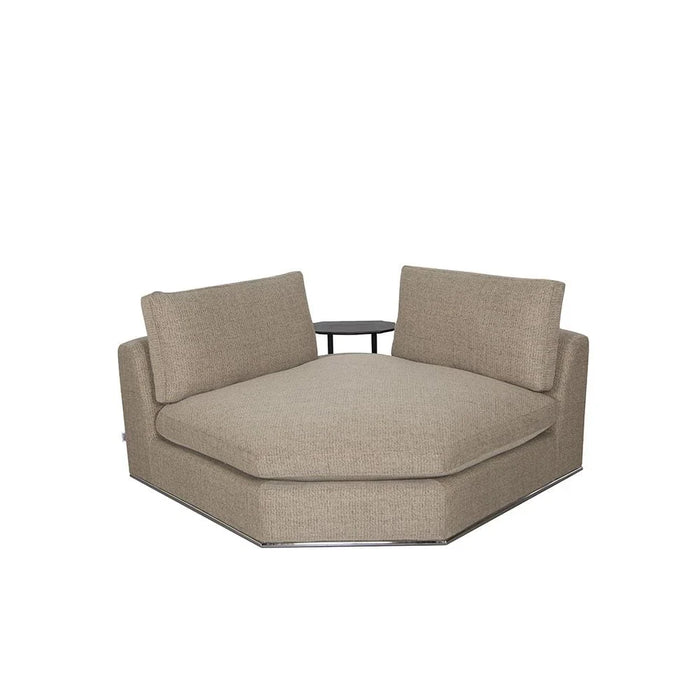 Paddington Corner Wedge Fabric Modular Sofa _ M_x008e_lange Brown