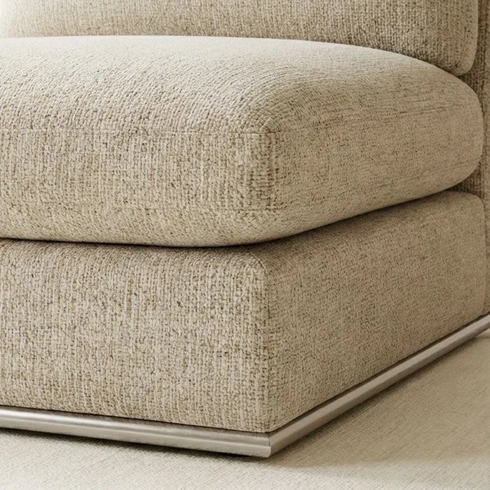 Paddington 1-Seater Armless Fabric Modular Sofa _ M_x008e_lange Brown