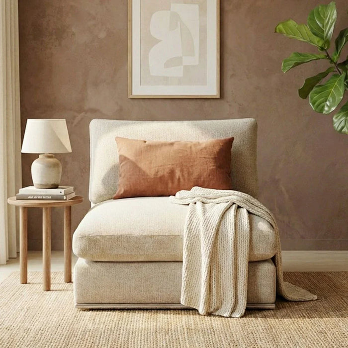 Paddington 1-Seater Armless Fabric Modular Sofa _ M_x008e_lange Brown