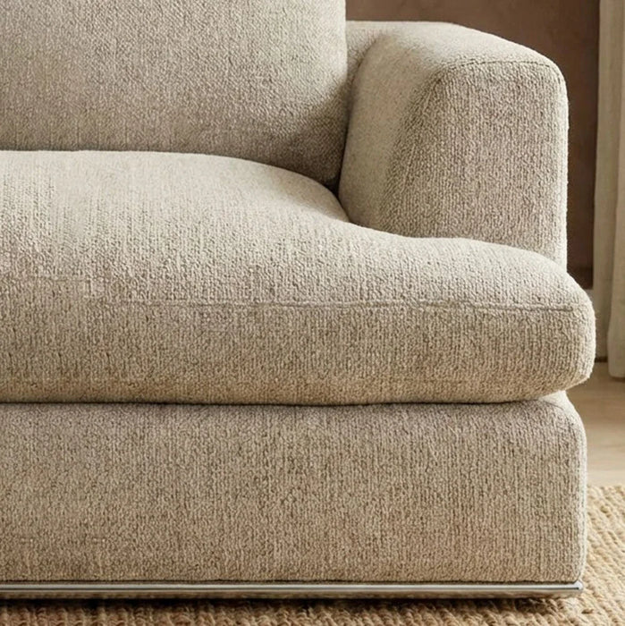 Paddington 2-Seater Right-Arm Fabric Modular Sofa-M_x008e_lange Brown