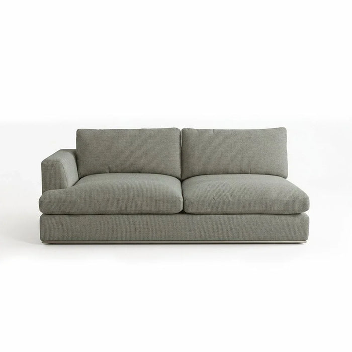 Paddington 2-Seater Left Arm Fabric Modular Sofa-Teal Green