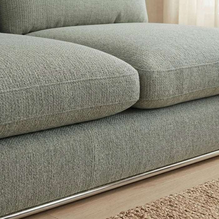 Paddington 2-Seater Left Arm Fabric Modular Sofa-Teal Green