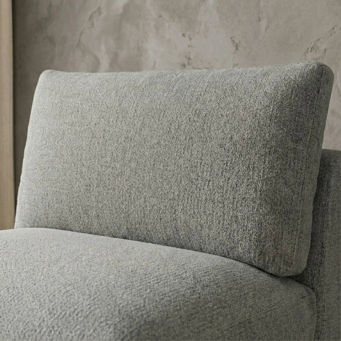 Paddington 1-Seater Armless Fabric Modular Sofa-Teal Green