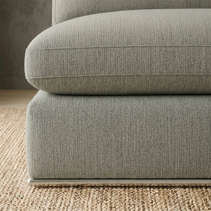 Paddington 2-Seater Right-Arm Fabric Modular Sofa-Teal Green