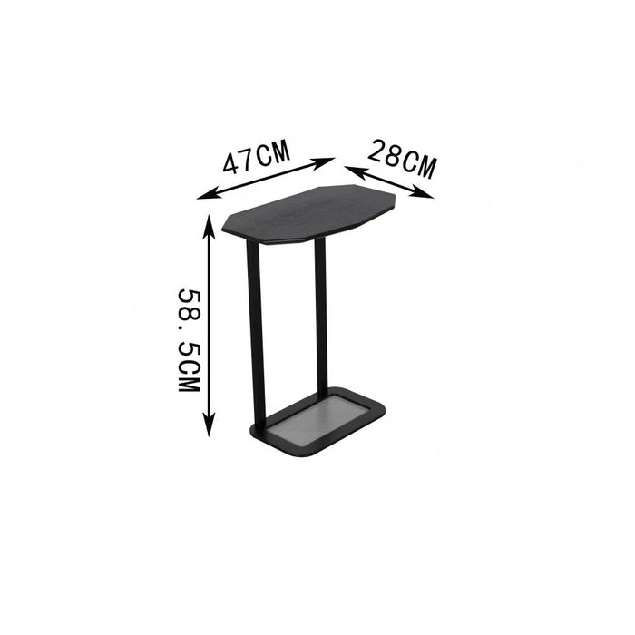 Paddington Service Table-Black-With 2-Year Warranty