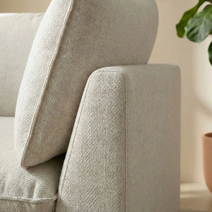 Napoleon 1-Seater Fabric Modular Sofa with Right Arm Ð Beige-With 2-Year Warranty